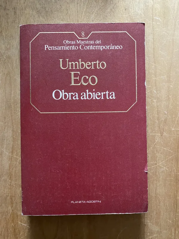 Tapa de Obra abierta - Eco, Umberto (2cf)