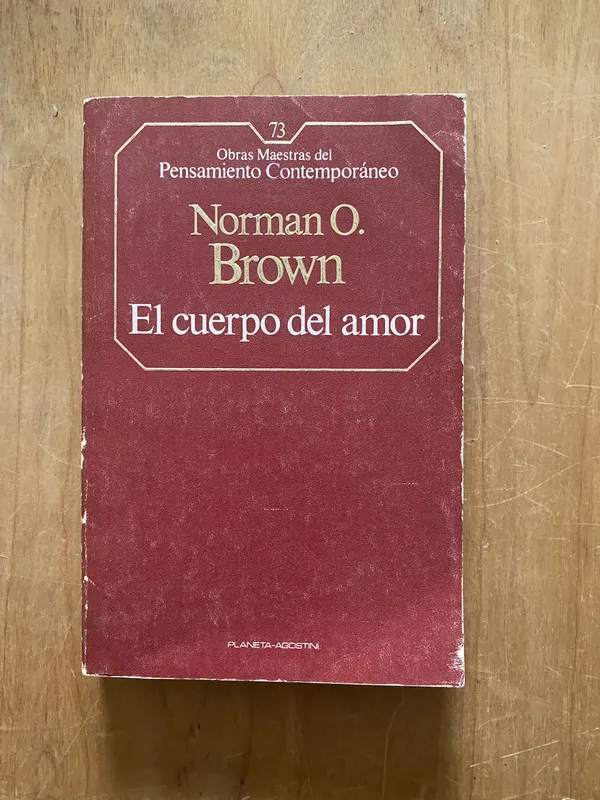 El cuerpo del amor - Brown, Norman (2cf)