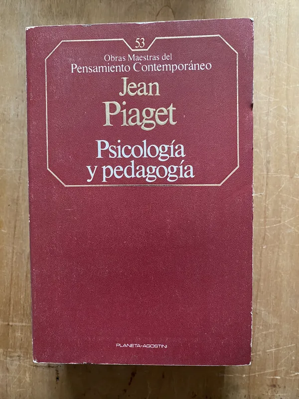 Psicologia y pedagogia - Piaget, Jean (2cf)