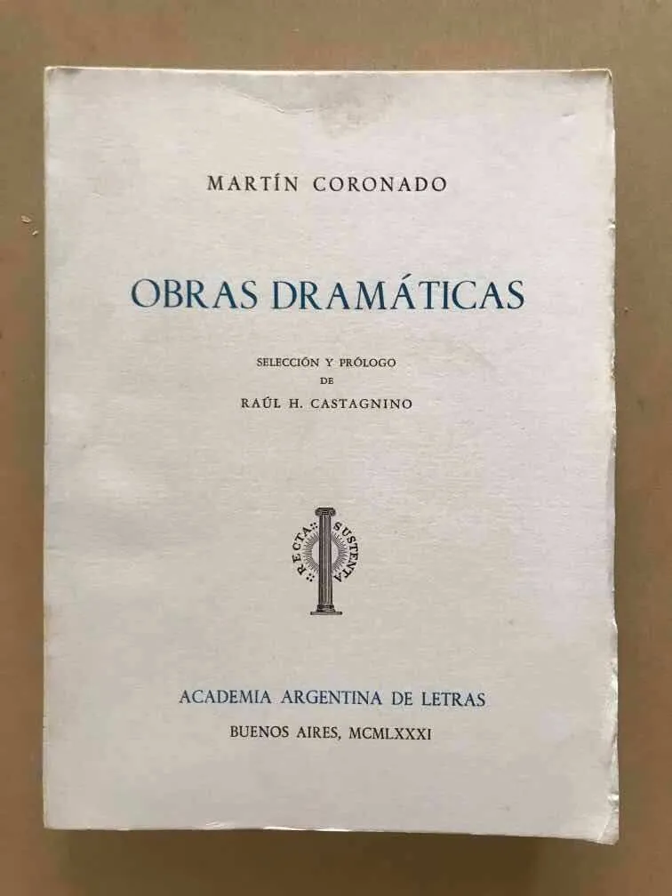 Obras Dramaticas - Coronado, Martin (v4)