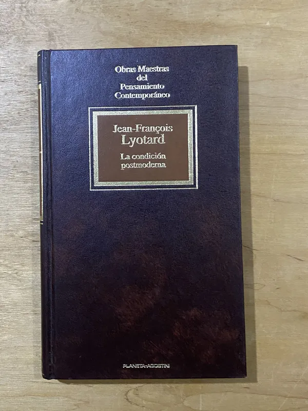 La condicion postmoderna - Lyotard, Jean Francois (2cf)