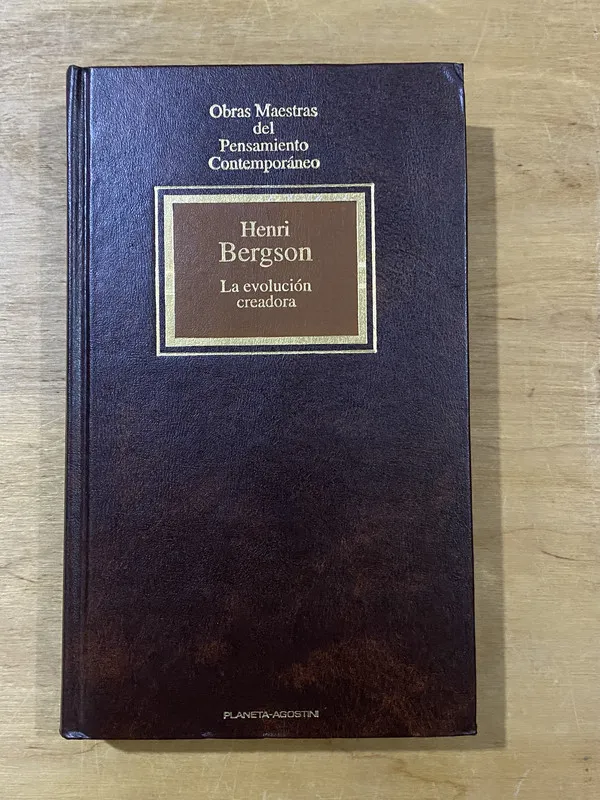 Tapa de La evolucion creadora - Bergson, Henri (2cf)