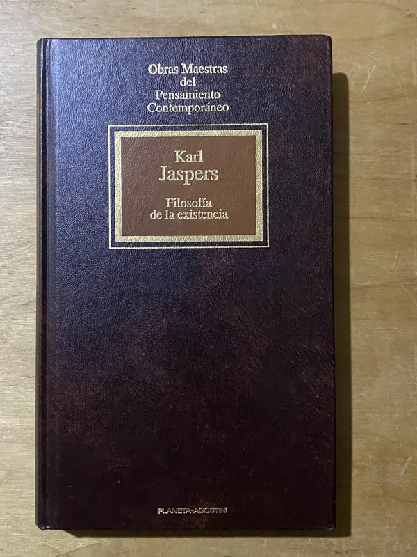 Filosofia de la existencia - Jaspers, Karl (2cf)