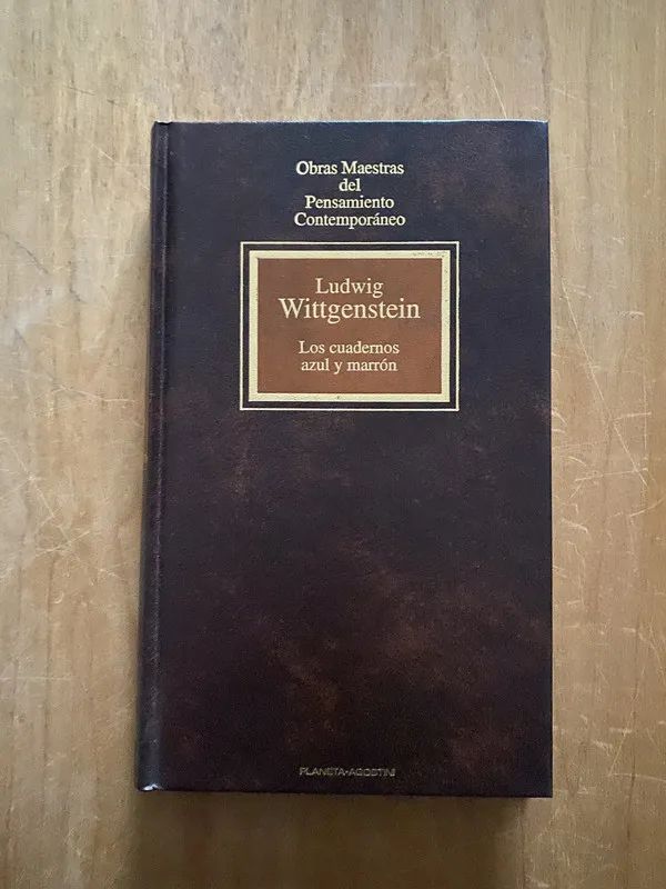 Los cuadernos azul y marron - Wittgenstein, Ludwig (2cf)