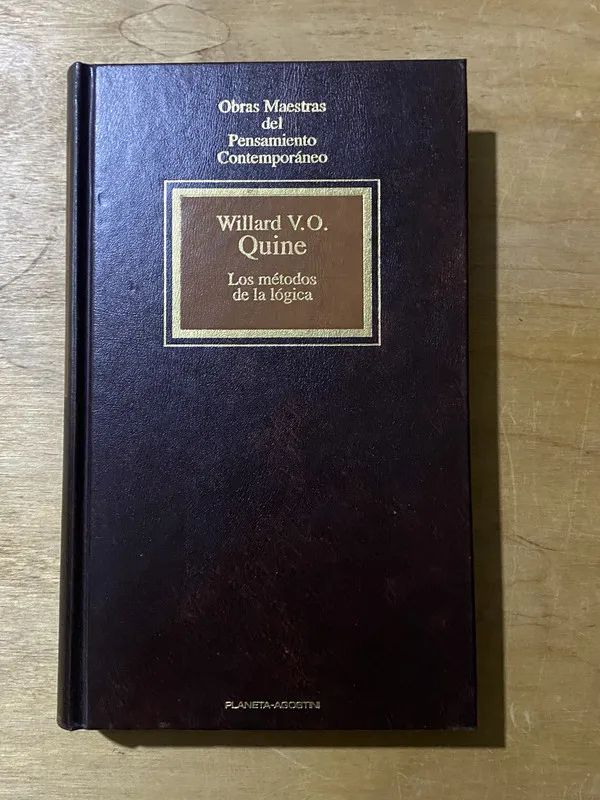 Los metodos de la logica - Quine, Willard (2cf)