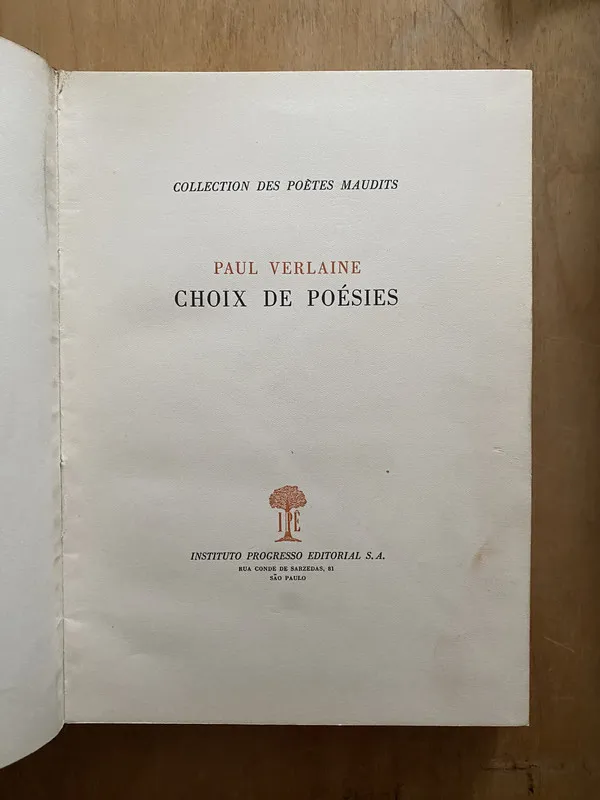 Tapa de Choix de poesies - Verlaine, Paul (2q1)