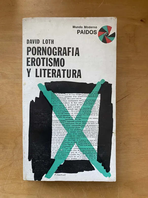 Tapa de Pornografia, erotismo y literatura - Loth, David (bb2)