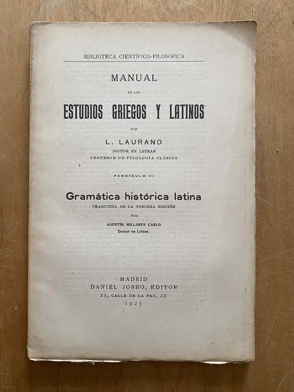 Manual de los estudios griegos y latinos- Laurand (2q2)
