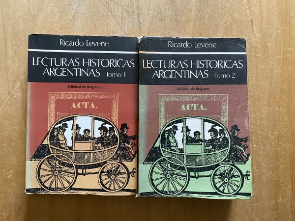 Lecturas historicas argentinas - Levene, Gabriel (2q3)