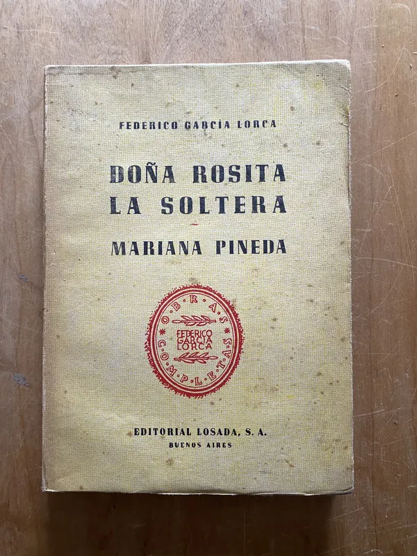Doña rosita la soltera. Mariana Pineda - Garcia Lorca (2q4)