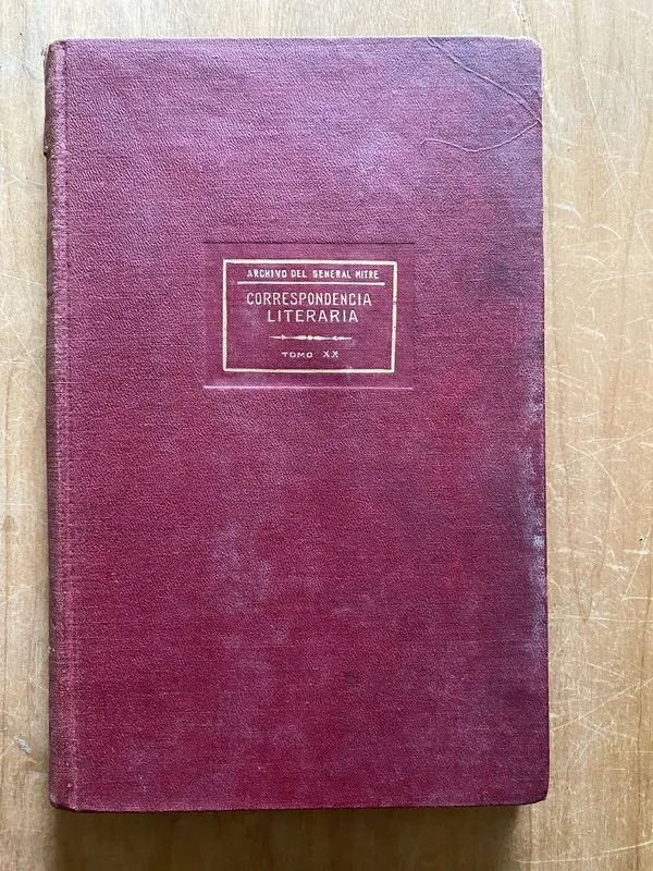 XX correspondencia literaria - Archivo General Mitre (2q5)