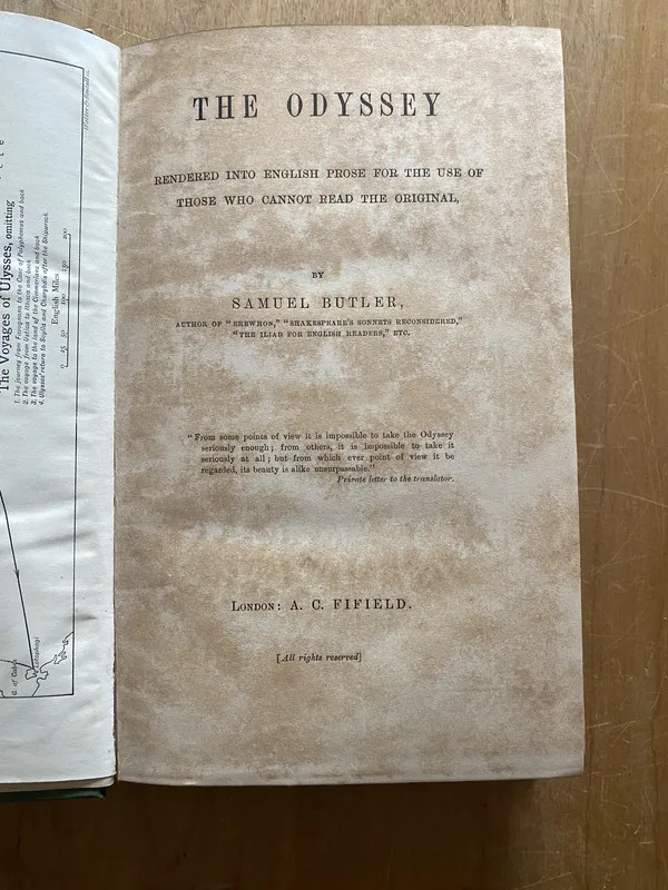 Tapa de rendered into English prose for the use of th- Butler (2q5)