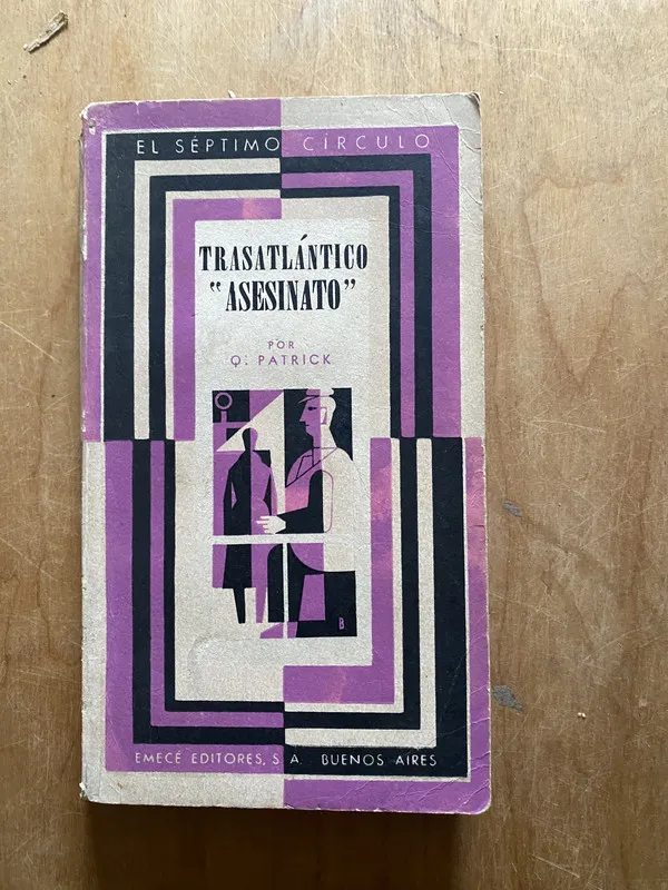 Tapa de Trasatlantico asesinato - Patrick, Q. (2cf)
