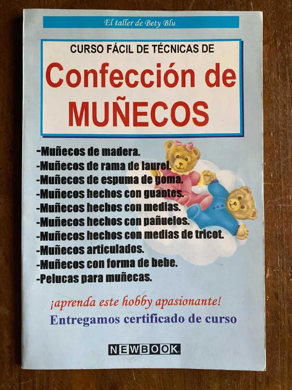 Tapa de Curso Facil De Confeccion De Muñecos - Blu, Betty (W3)