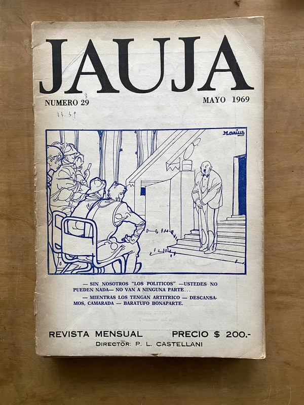 Tapa de Revista Jauja 29 - Castellani, (u2)