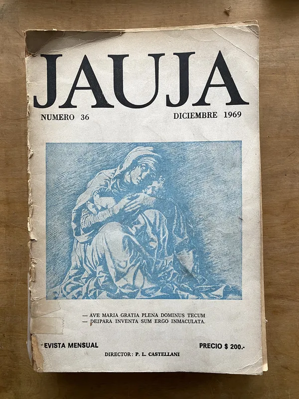 Tapa de Revista Jauja 36 - Castellani, (u2)