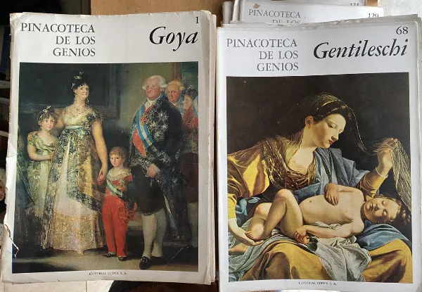 Tapa de 111 tomos - Pinacoteca de los genios (q0)