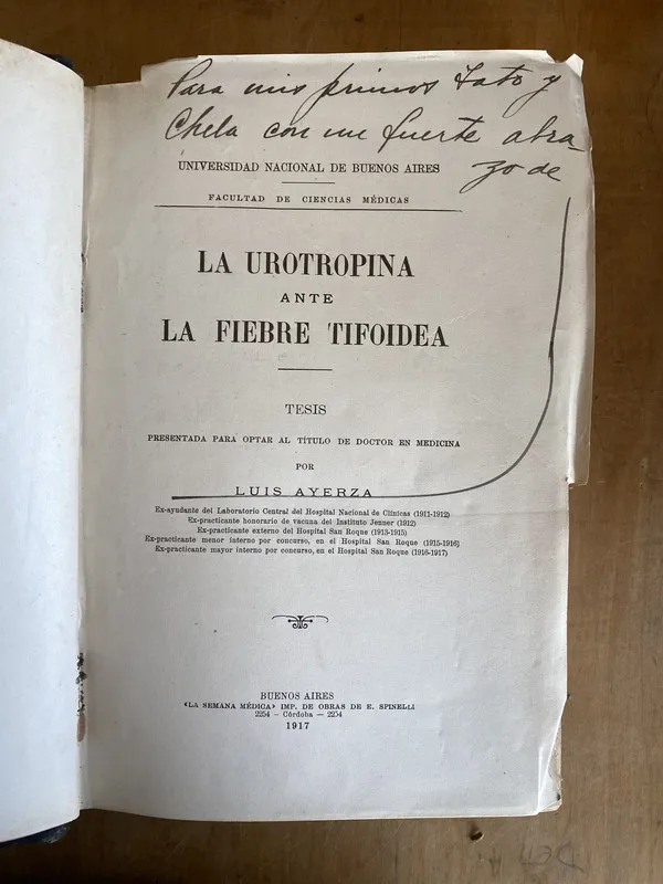 Colección de Tesis, folleto y trabajos derecho- Ayerza (e3)