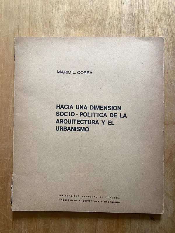 Hacia una dimension socio politica de la arquit- Corea (2q7