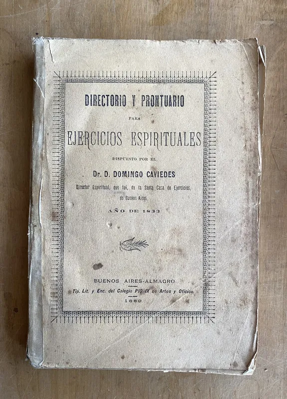 Directorio y prontuario para ejercicios espi- Caviedes (ii2