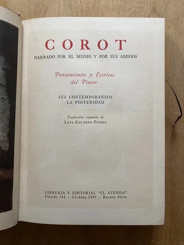 Corot narrado por el mismo y por sus amigos - Corot (2q6)