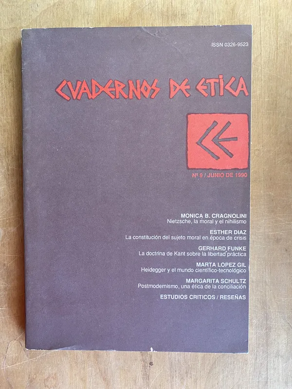 Cuadernos de Etica 9 - Maliandi, Ricardo (e5)