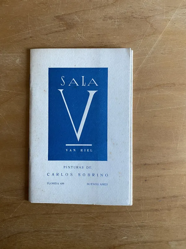Tapa de Pinturas de Carlos Sobrino - Sala V (2v2)