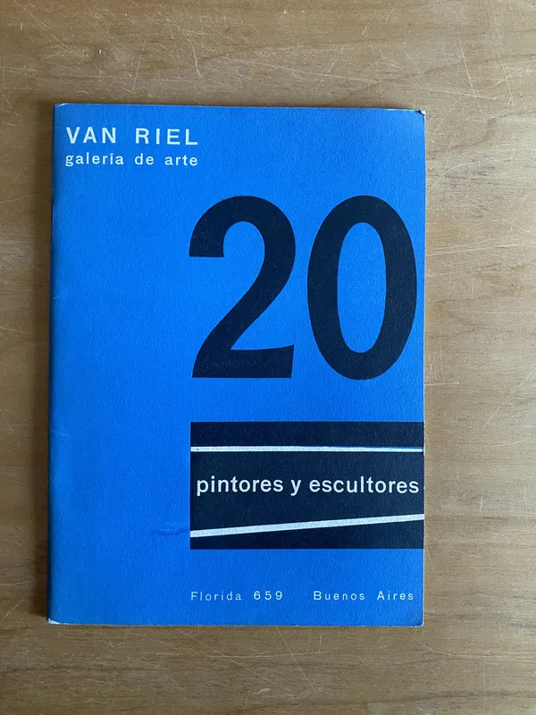 Tapa de 20 pintores y escultores - Van Riel Galeria de Arte (2v2)