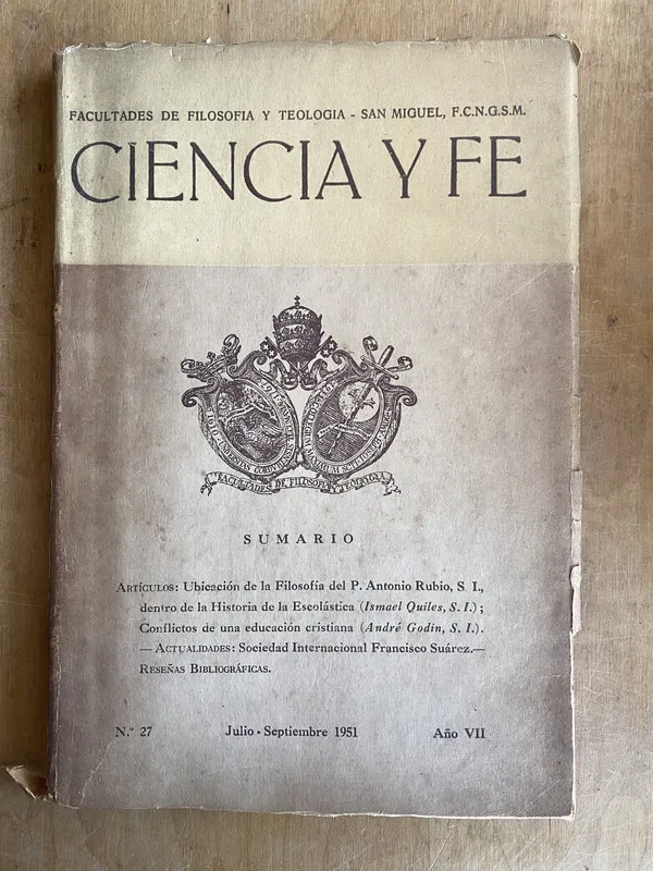 Ciencia y fe n27 año vii - Quiles, Ismael (ii2)
