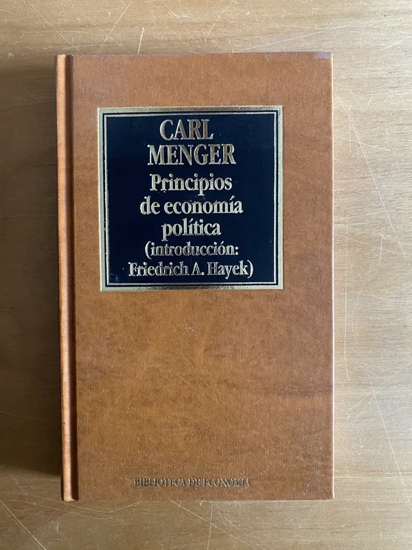 Principios de economia politica - Menger (2cf)