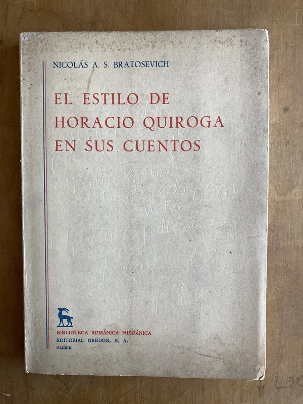 El estilo de Horacio Quiroga En sus Cuent- Bratosevich (ii1