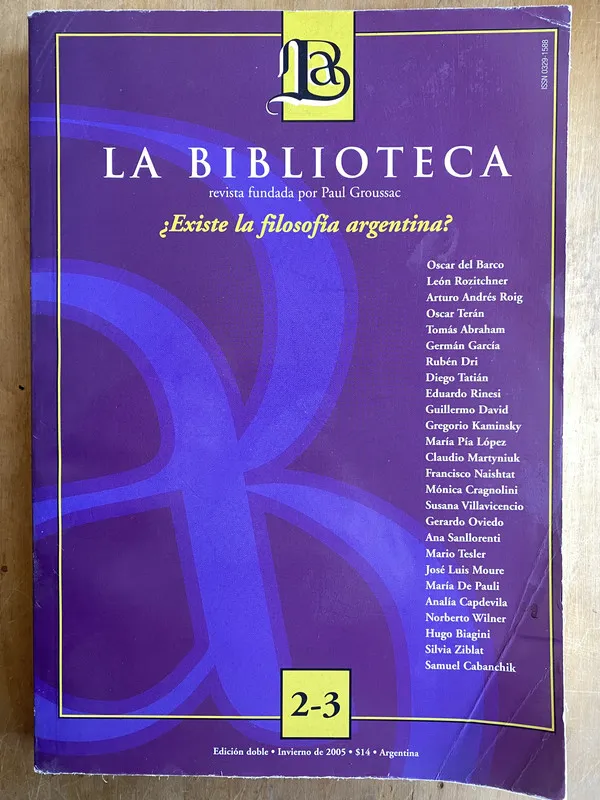 La Biblioteca 2-3 - Groussac, Paul (ii0)