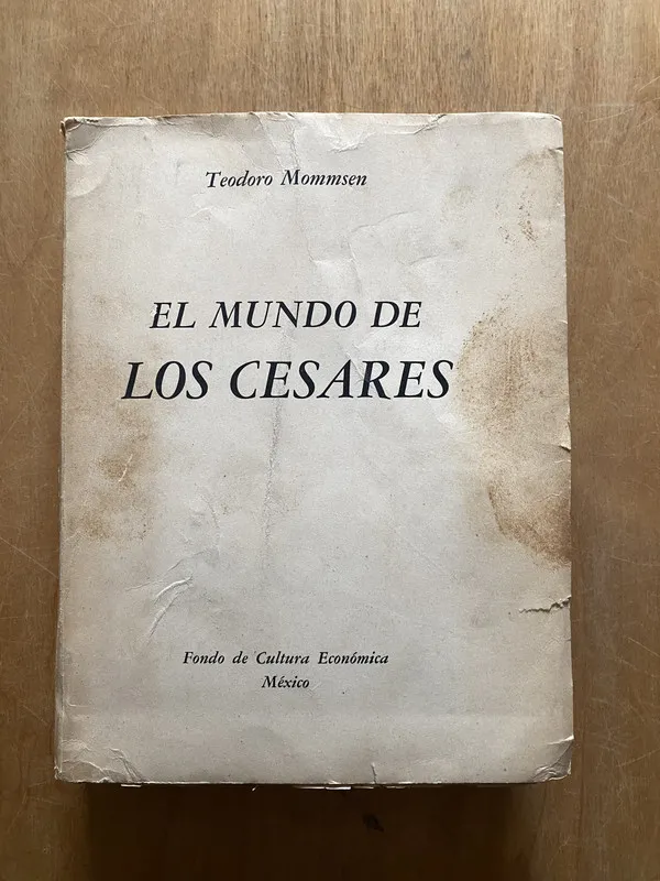 Tapa de El mundo de los cesares - Mommsen, Teodoro (2q6)