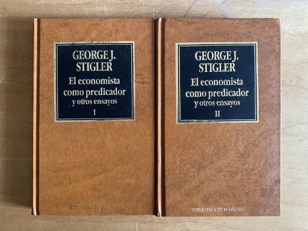 Tapa de El economista como predicador - Stigler, George (2cf)