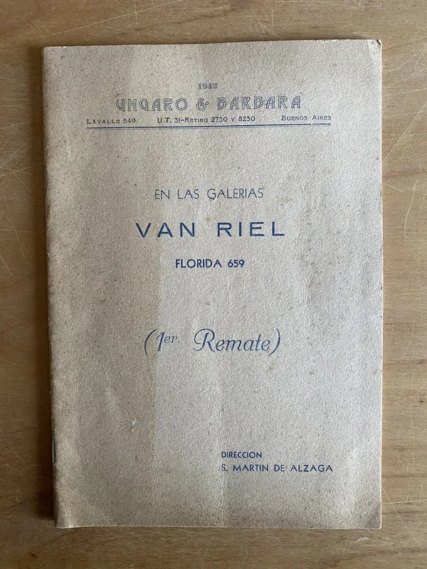 Direccion Martin de Alzaga - En las galerias Van riel (2v2)