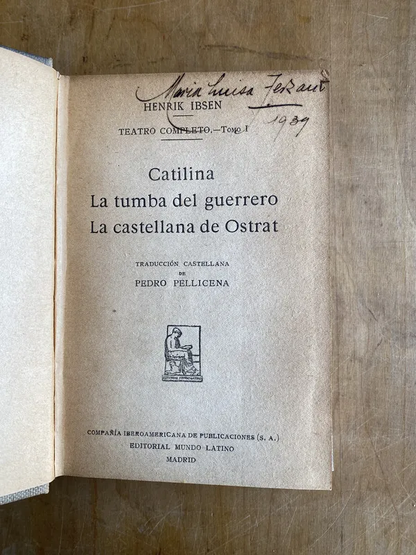 Catilina. La tumba del guerrero. La castellana- Ibsen (ii1)