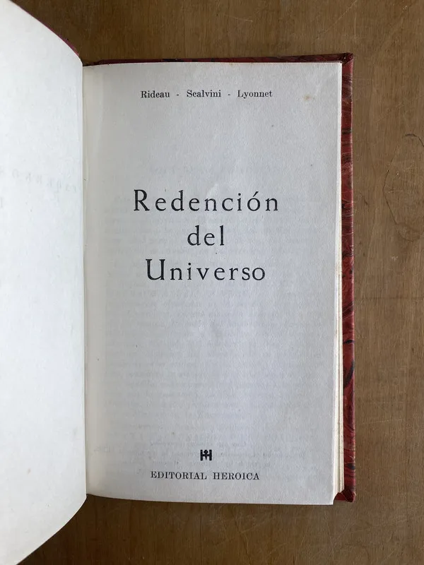 Redencion del universo - Rideau; Scalvini; Lyonnet (ii1)
