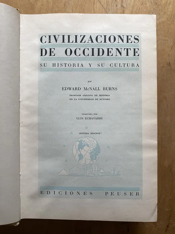 Tapa de Civilizaciones de occidente - McNall Burns, Edward (2q6)