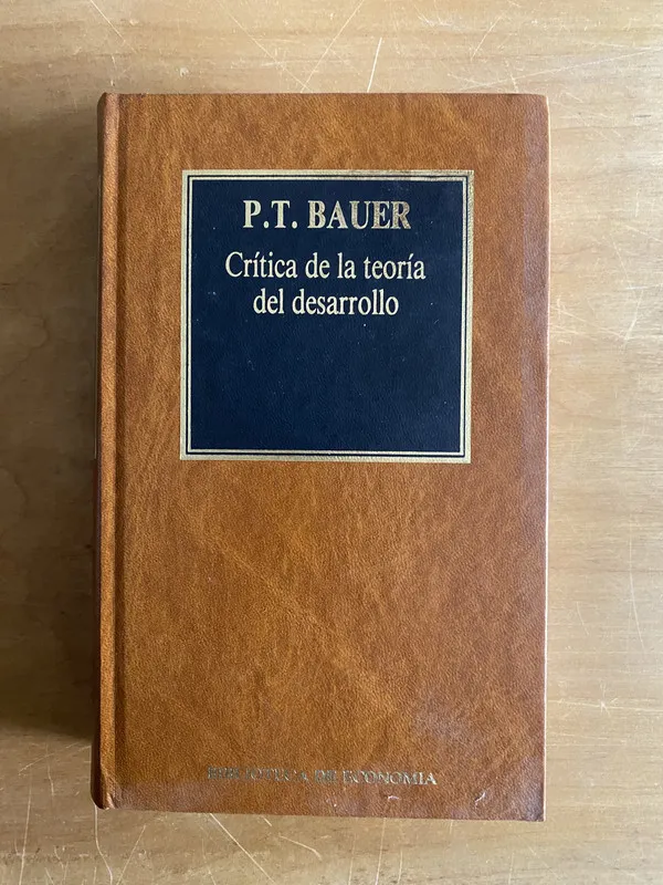 Critica de la teoria del desarrollo - Bauer, (2cf)