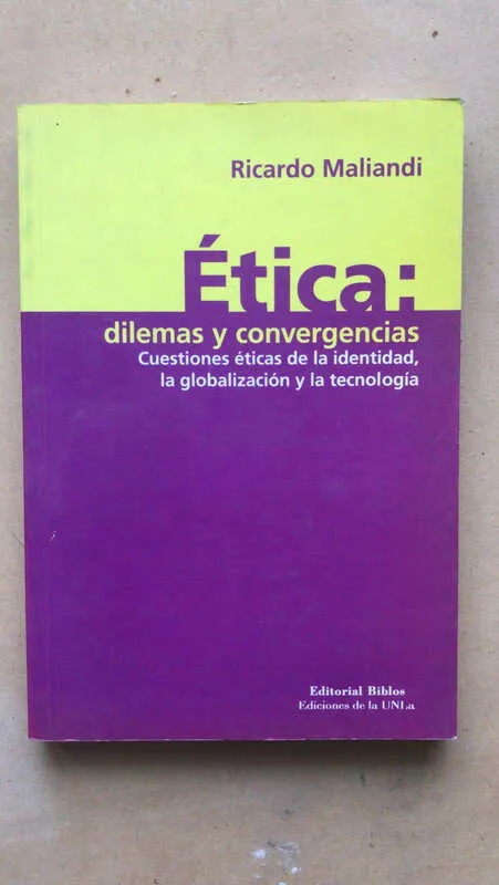 Etica: Dilemas Y Convergencias - Maliandi, Ricardo (n3)