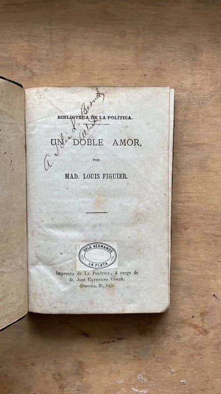 Un Doble Amor / Una Mujer Misteriosa- Figuier / Enault (dd1)