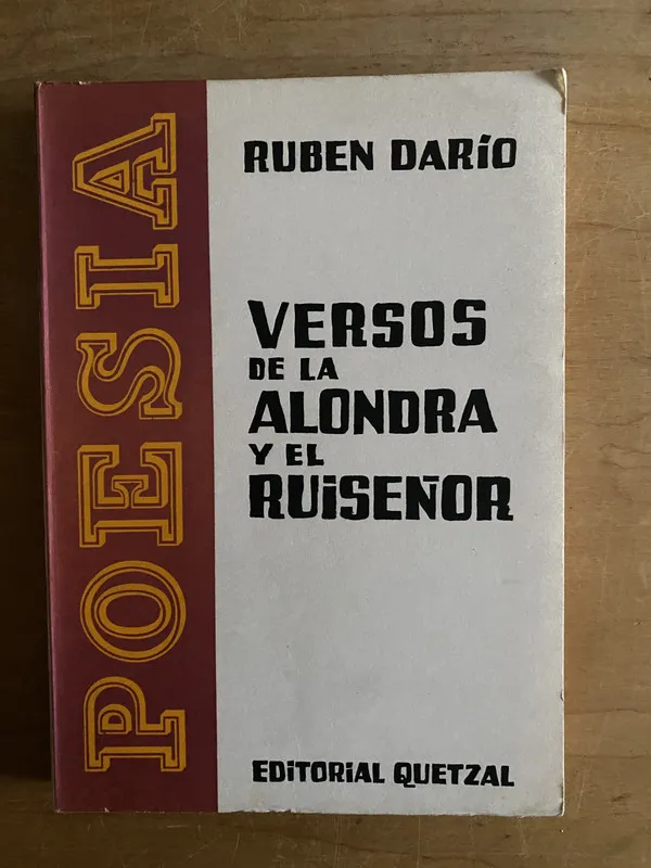 Versos de la alondra y el ruiseñor - Dario, ruben (2r4)