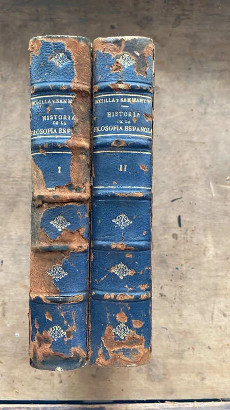 Historia De La Filosofia Española- Bonilla Y San Martin (HH5