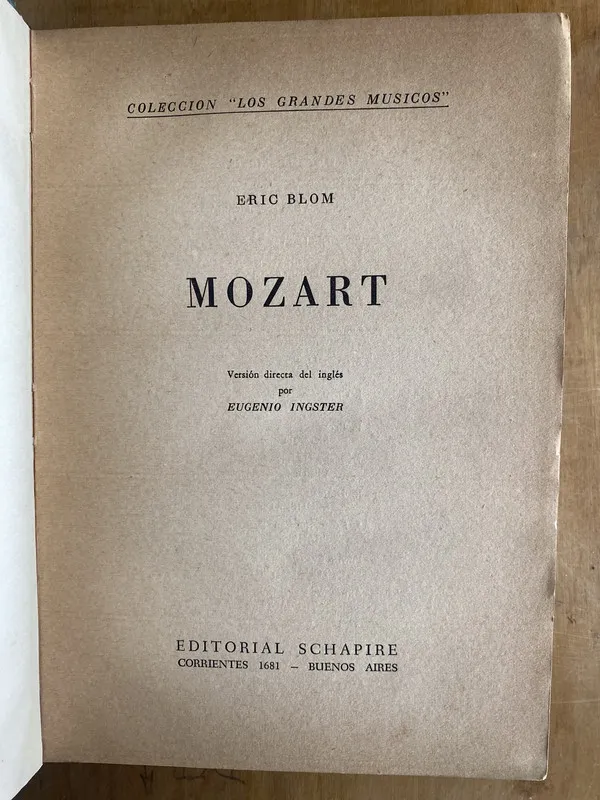 Mozart - Blom, Eric (ii2)