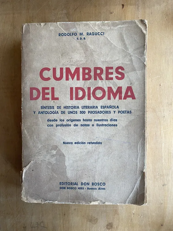 Cumbres del idioma - Ragucci, Rodolfo (ii2)