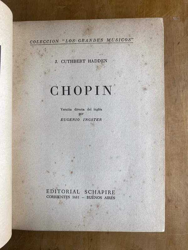 Chopin - Cuthbert Hadden, J. (ii2)