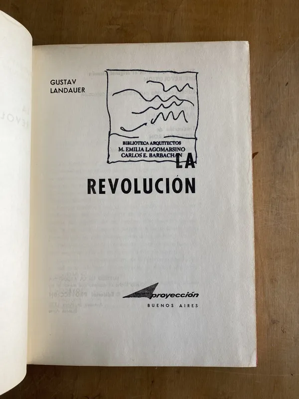 Tapa de La Revolucion - Landauer, Gustav (ii4)