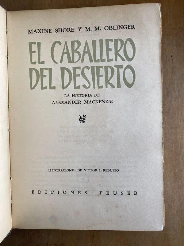 El caballero del desierto - Shore; Oblinger (ii4)