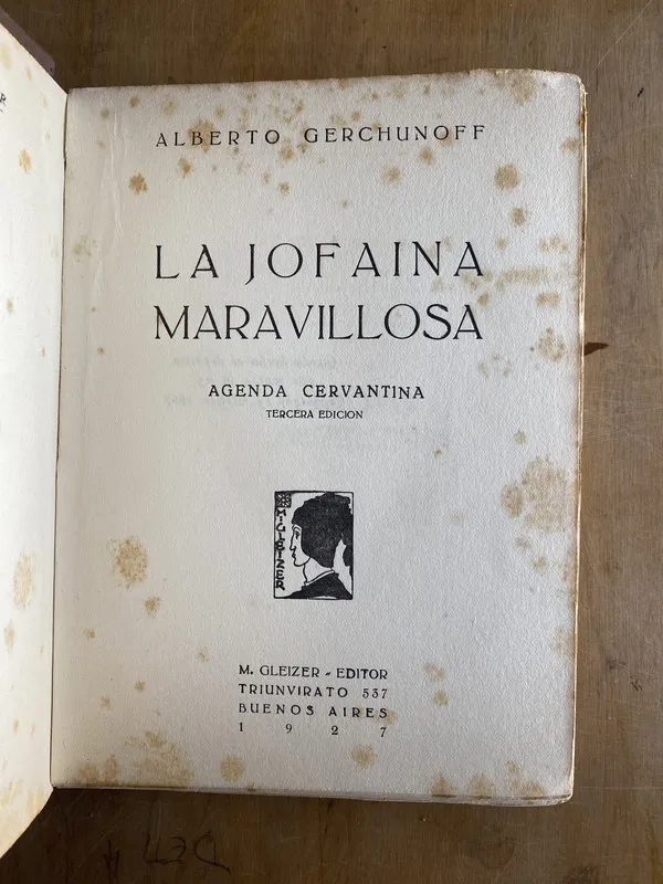 La jofaina maravillosa - Gerchunoff, Alberto (ii4)