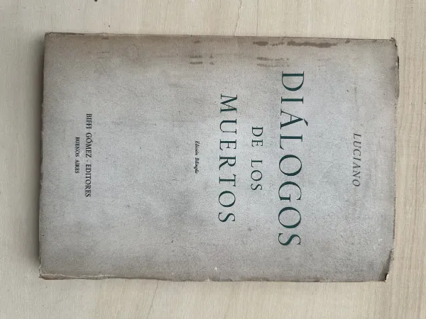 Tapa de Dialogos de los muertos - Luciano (2n2)